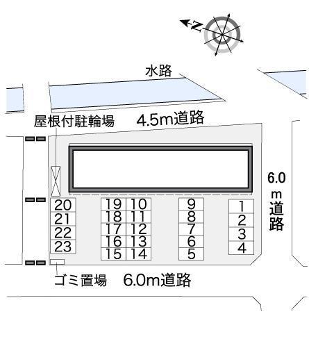 ラディエスト(37508)の駐車配置図