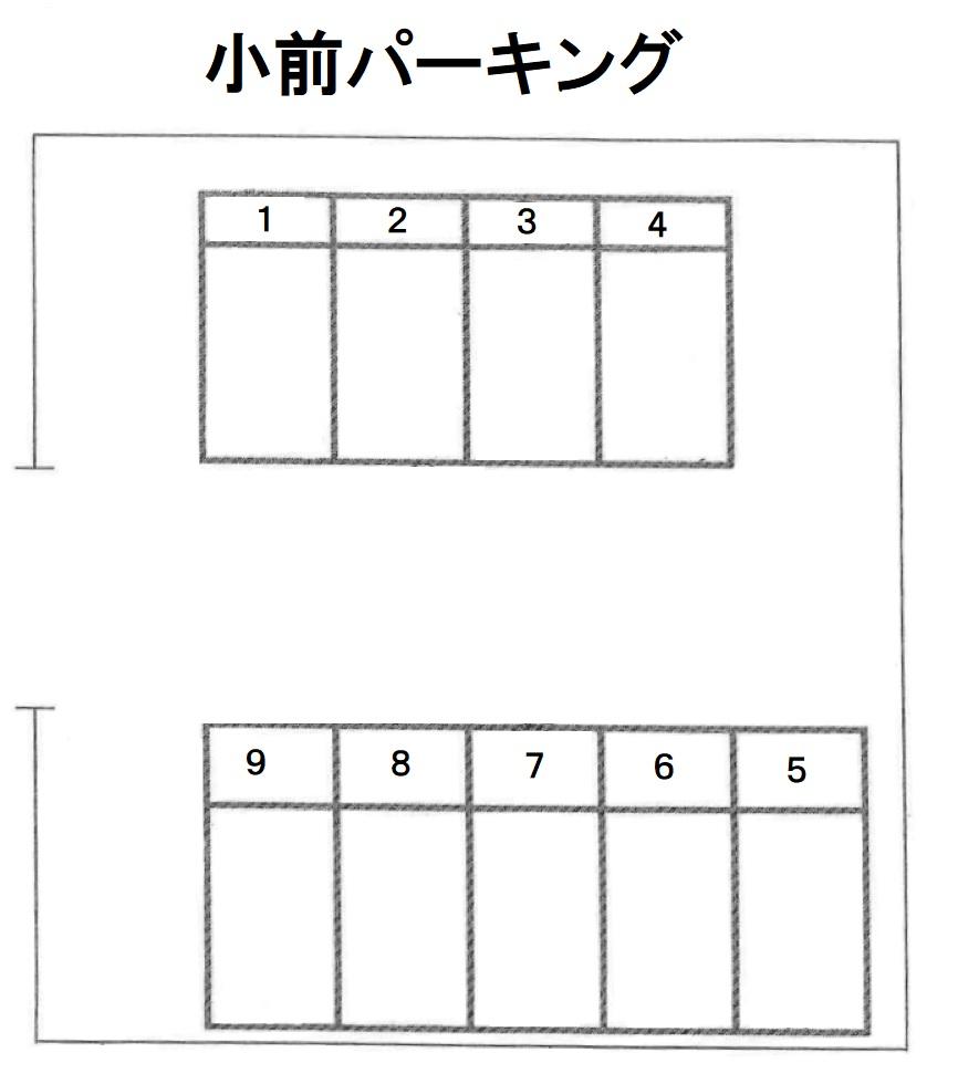242パーキングの駐車配置図