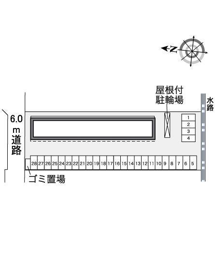 CIEL(35197)の駐車配置図