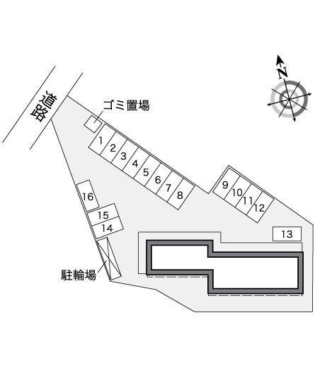 ボムールⅡ(25974)の駐車配置図