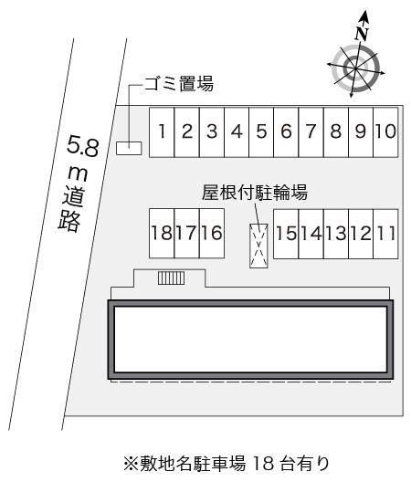 PESCA(27040)の駐車配置図
