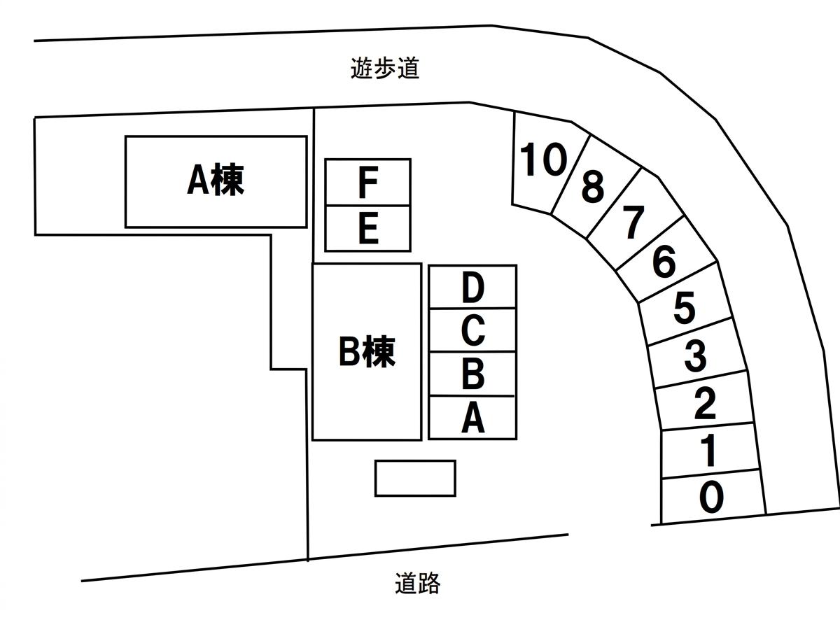 下井草5丁目駐車場の駐車配置図
