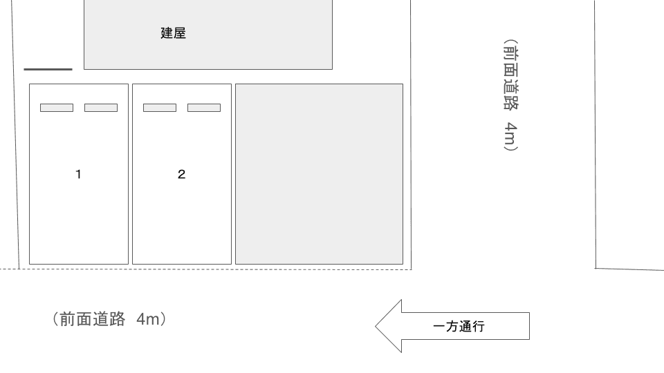 Mパークの駐車配置図