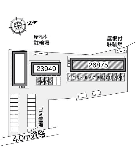 Hiro Ⅱ(26875)の駐車配置図