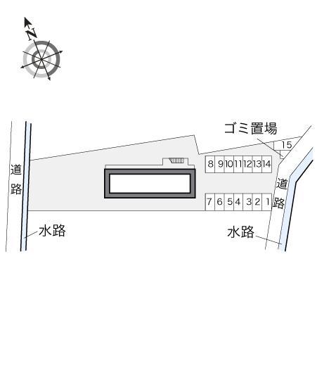 カサグランデ(11780)の駐車配置図