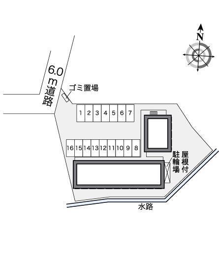 K南片江(26921)の駐車配置図