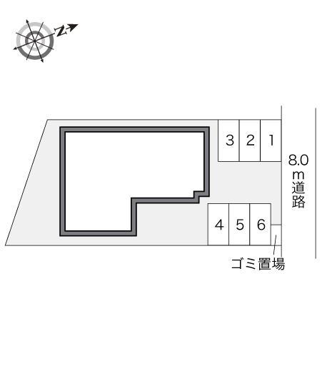 グレイス(23028)の駐車配置図