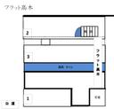 フラット高木の駐車場