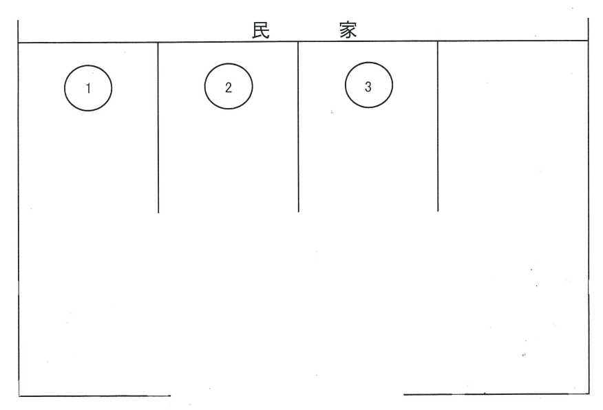 斉藤駐車場(駅前北通)の駐車配置図