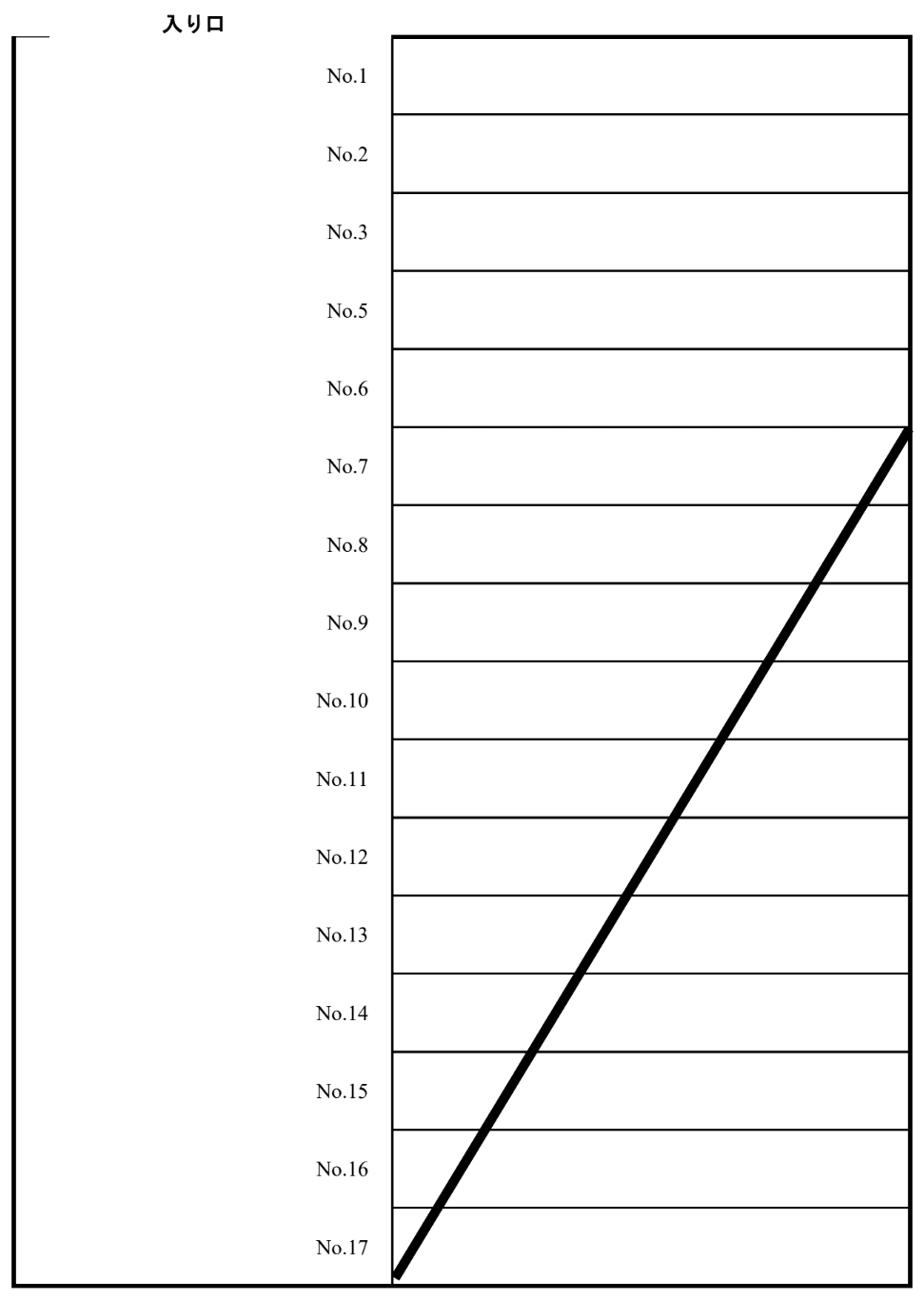 ヤマナカパーキング№2の駐車配置図