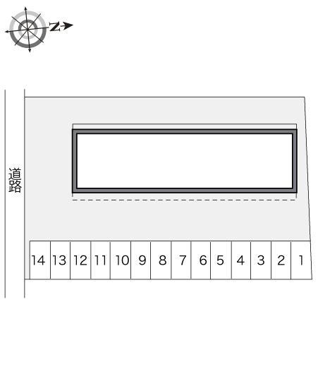 ひまわり(10957)の駐車配置図