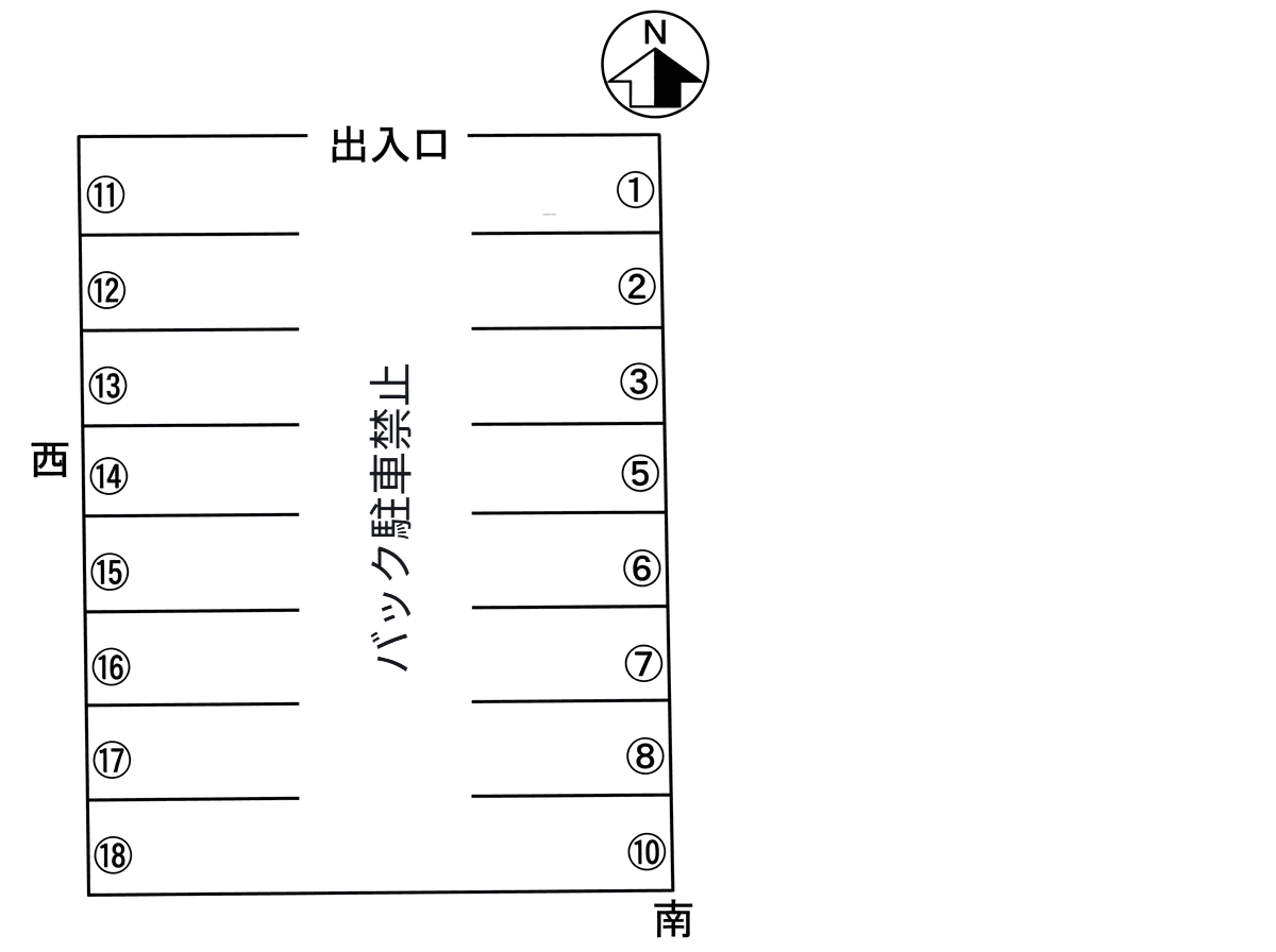 179の駐車配置図