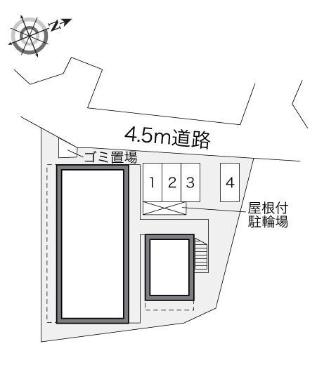 ソレイユ(24466)の駐車配置図