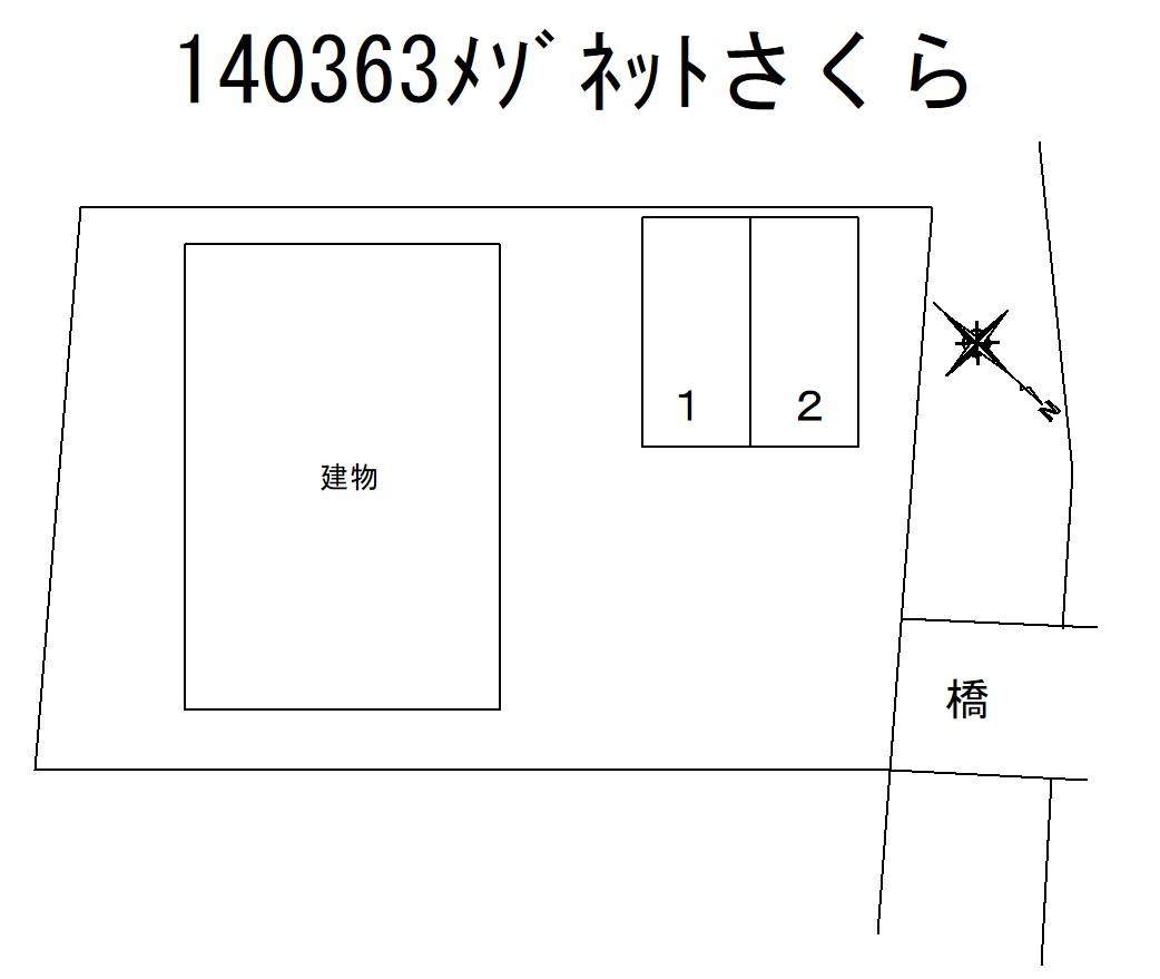 140363メゾネットさくらの駐車配置図