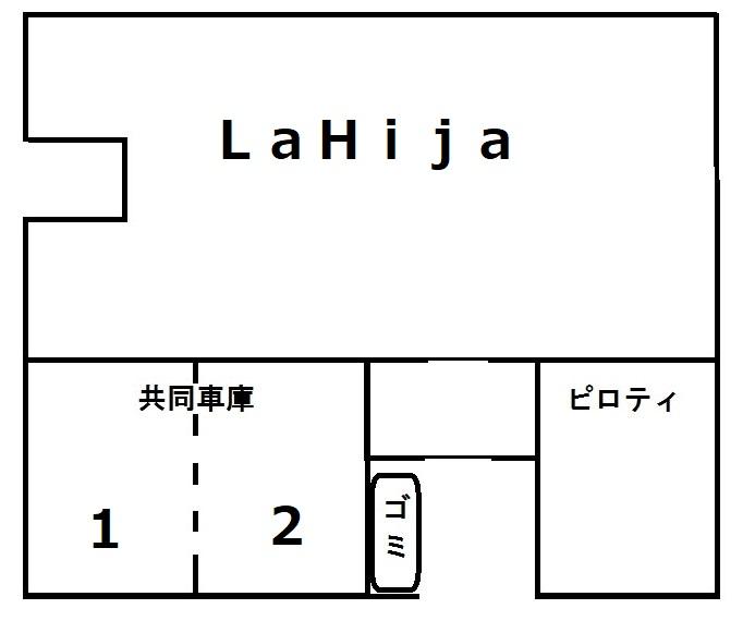 LaHijaの駐車配置図