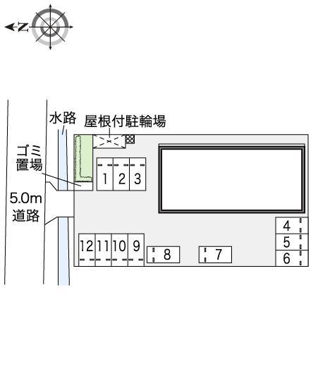 リバーサイド野中Ⅱ(45849)の駐車配置図