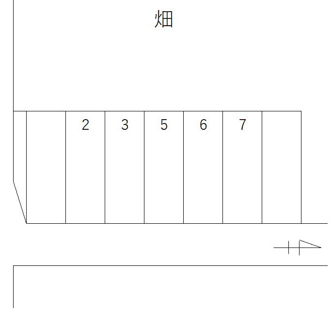 ノーブル駐車場の駐車配置図
