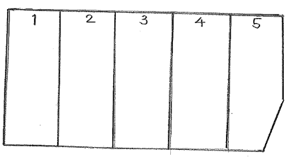 みのり第1駐車場の駐車配置図