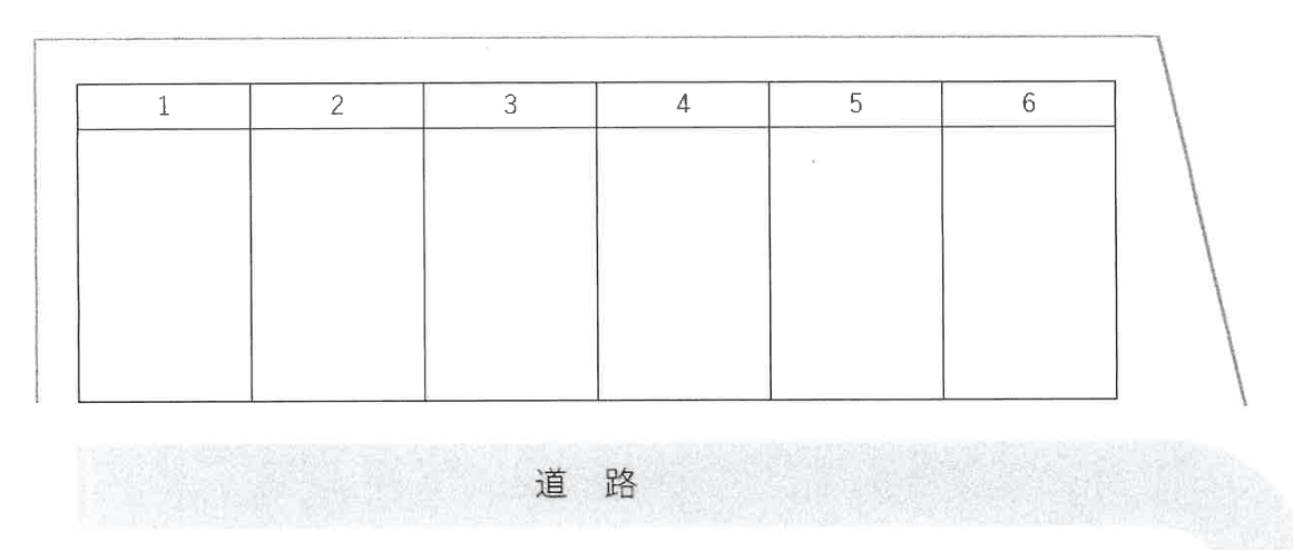 岬町 池田駐車場の駐車配置図