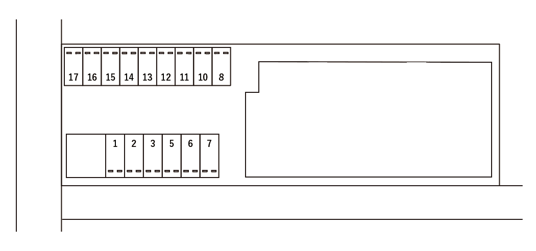 アンプルール フェール 椋 駐車場の駐車配置図