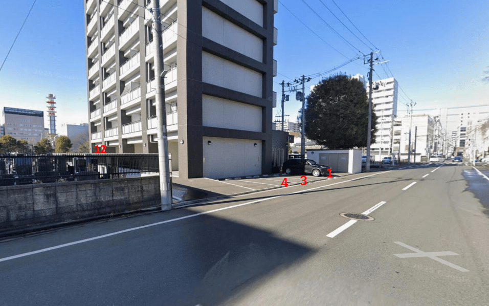 パークサイド仙台東口月極駐車場の外観・駐車場イメージ1枚目