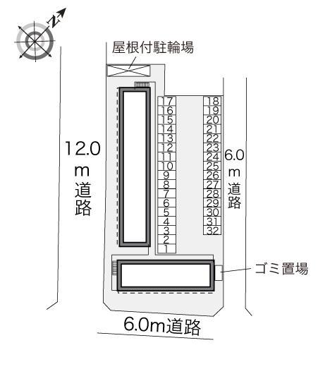 扇(31947)の駐車配置図