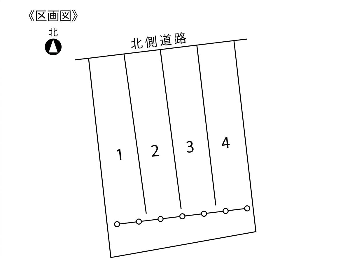杉原駐車場の駐車配置図