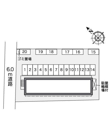 KT 静波(26024)の駐車配置図
