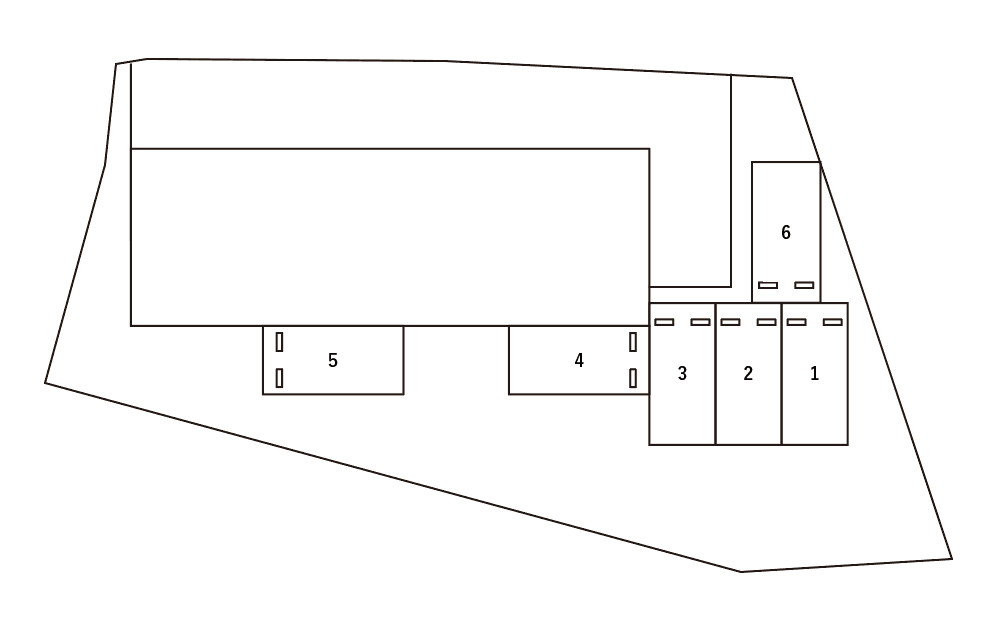アムール 水口 駐車場の駐車配置図