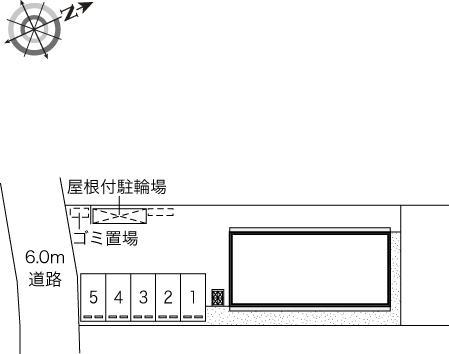ベルハウス(45030)の駐車配置図