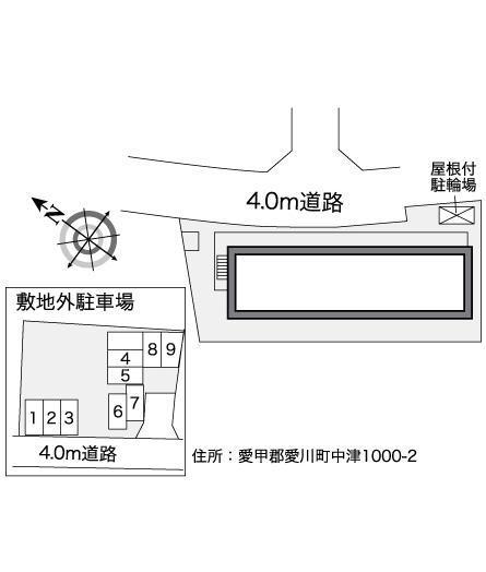 BLITZ(27783) 敷地外駐車場の駐車配置図