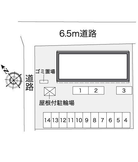 ジュテーム(36280)の駐車配置図