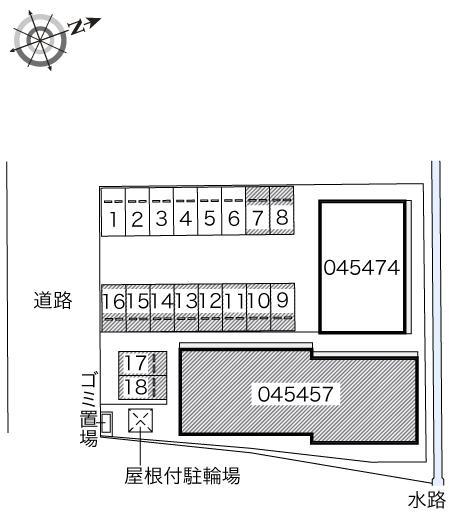 グランドゥールⅠ(45457)の駐車配置図