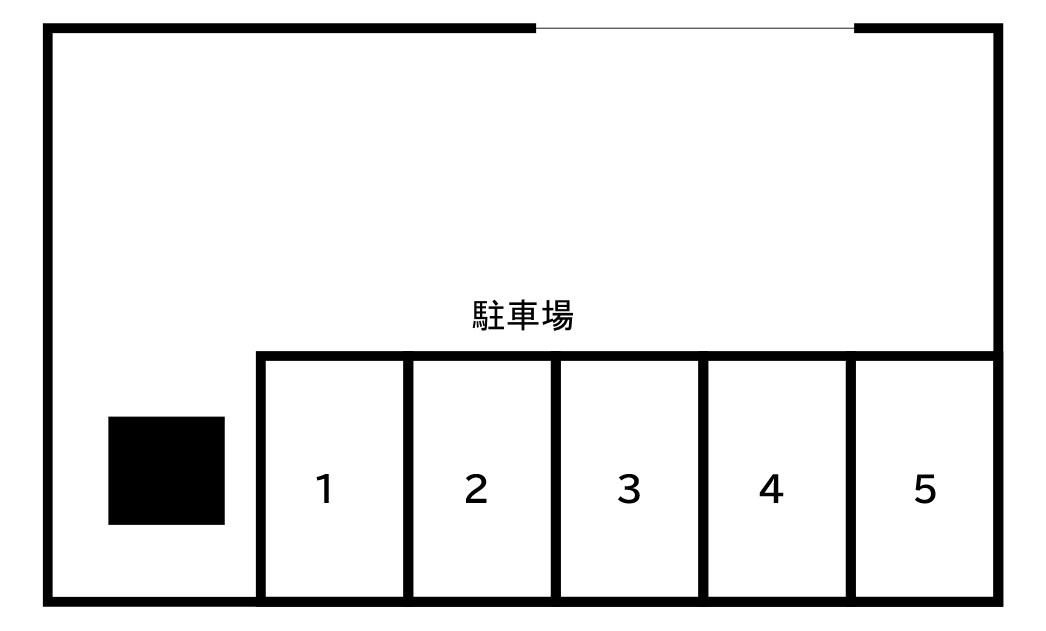 長崎新町K駐車場の駐車配置図