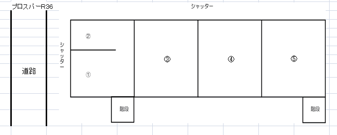 プロスパーR36の駐車配置図