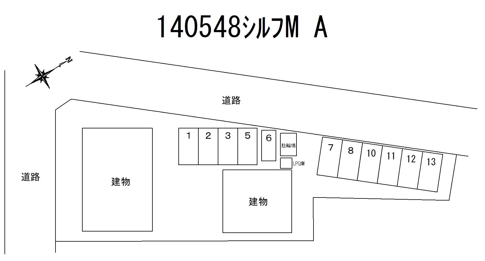 シルフM Aの駐車配置図