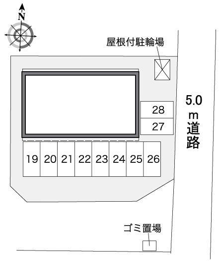 グリーン(37601)の駐車配置図