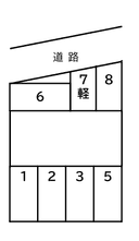 牛浜東パーキングの駐車場