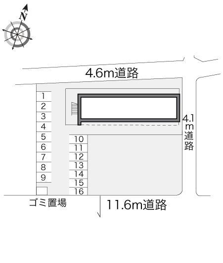 Kubota(11096)の駐車配置図