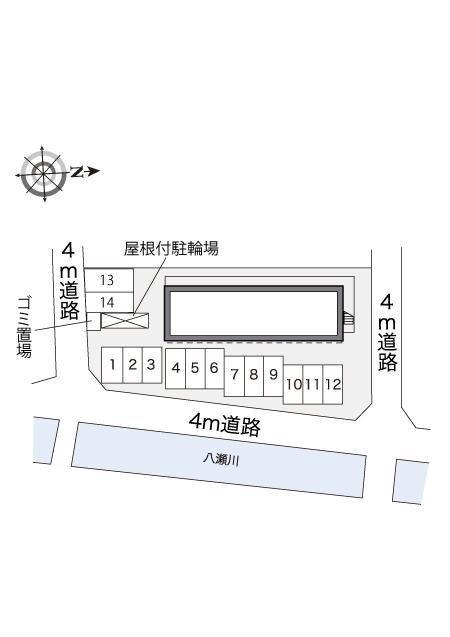EXCEL(16051)の駐車配置図