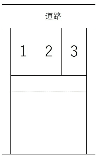 南台5丁目パーキングの駐車配置図
