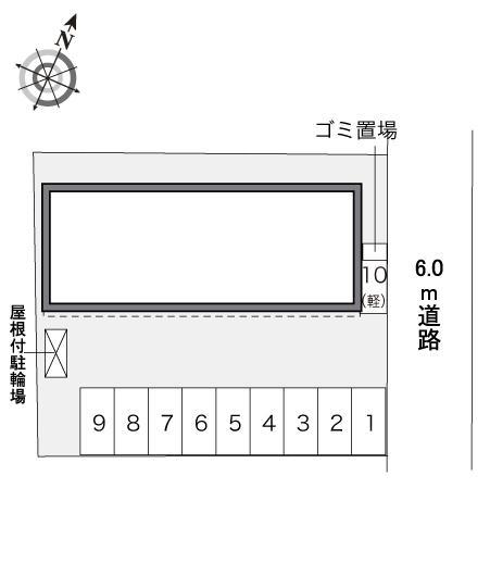 白新(33883)の駐車配置図
