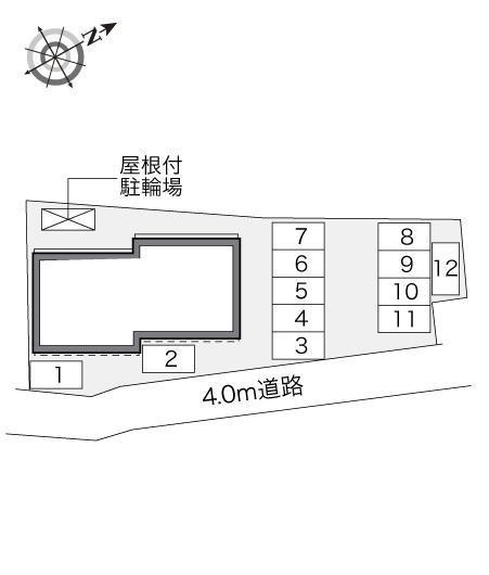 ヴィラナターレ(32875)の駐車配置図