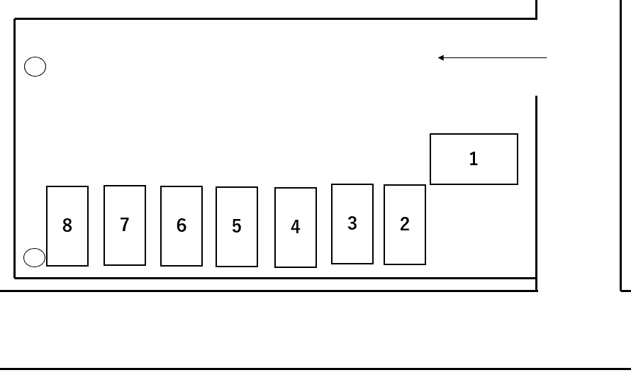 城間契約駐車場の駐車配置図