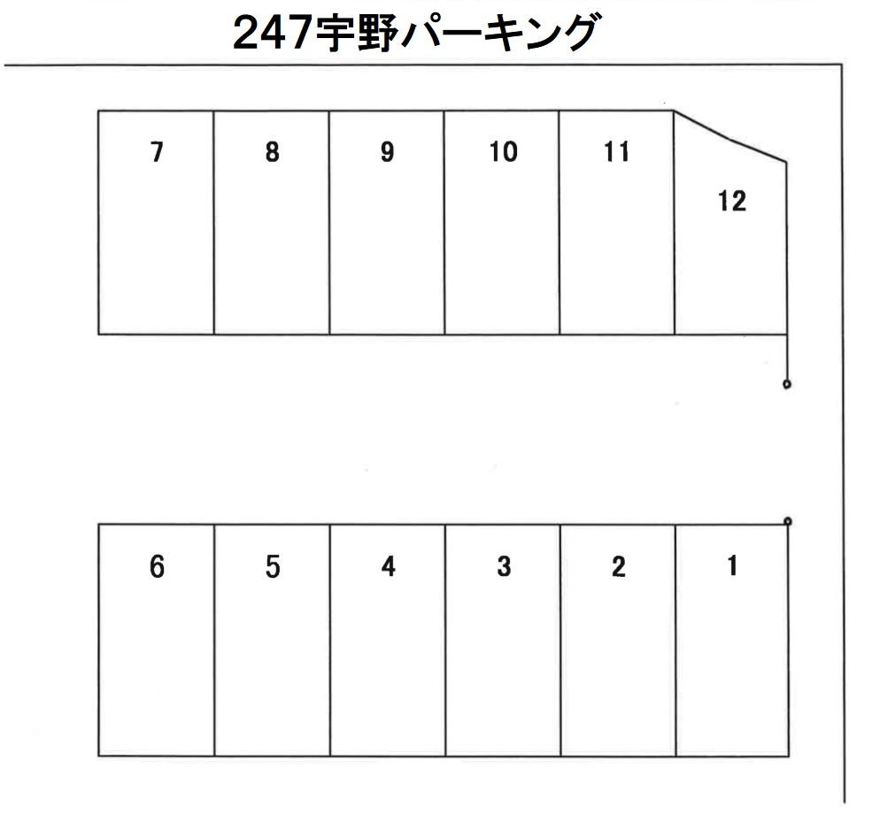 247パーキングの駐車配置図