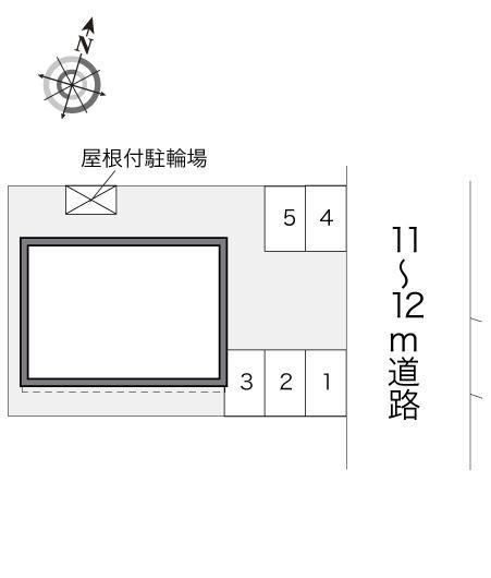 ピュア2(14023)の駐車配置図