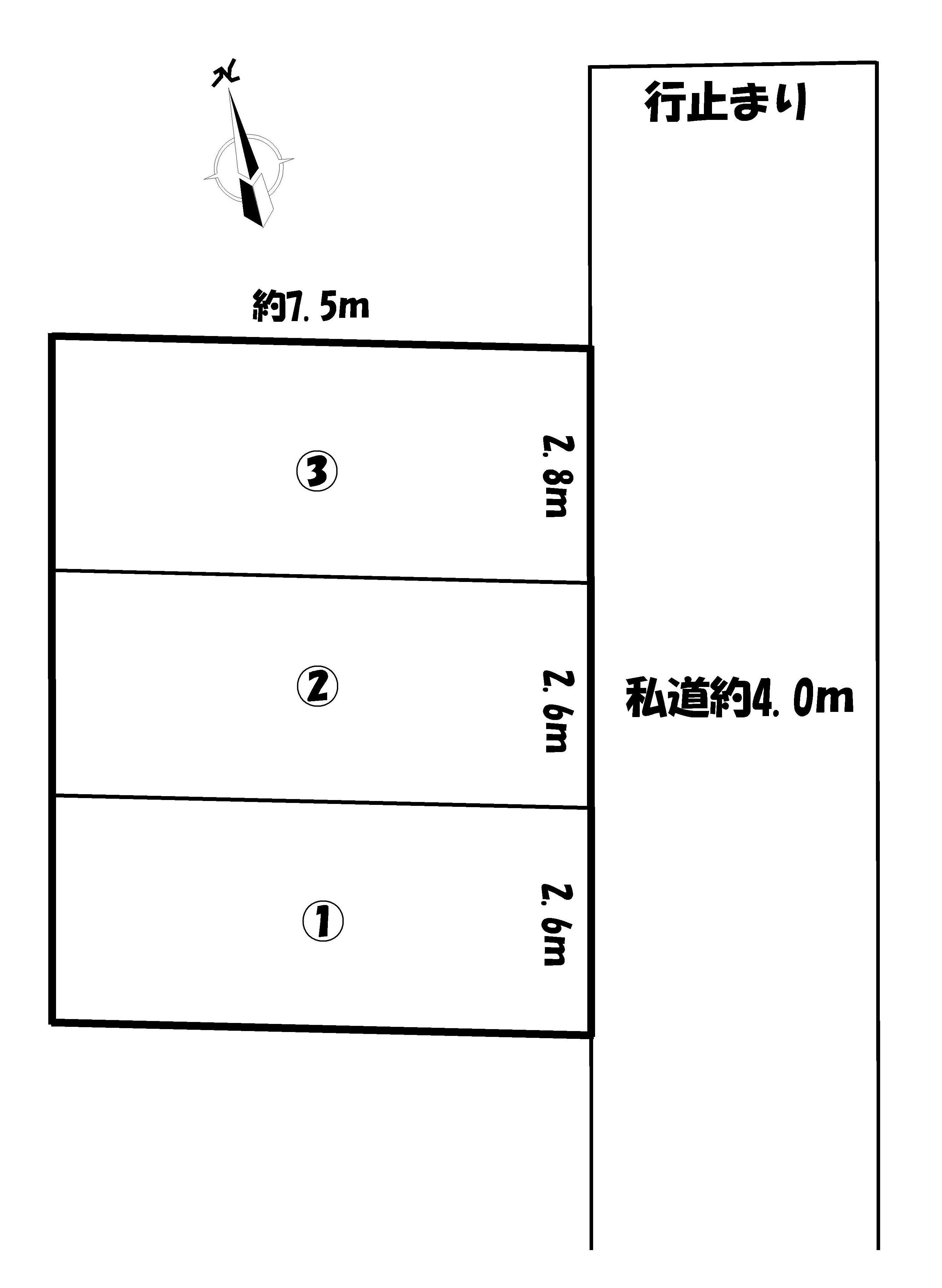 ベルフォルスパークの駐車配置図