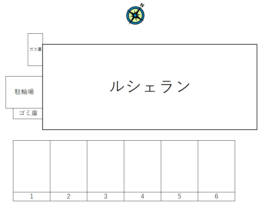 ルシェランの駐車配置図
