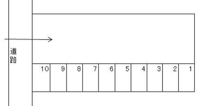 藤パーキングの駐車配置図