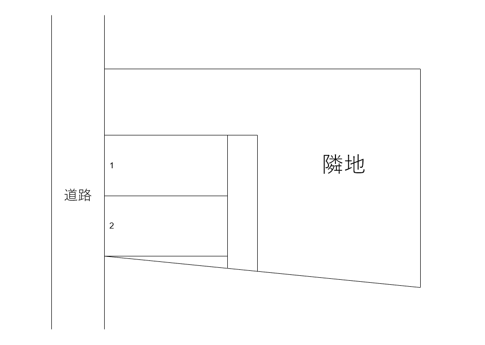 三鷹市中原3丁目駐車場の駐車配置図